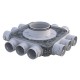 Rozdzielacz 12-króćcowy fi 75 mm / 160mm