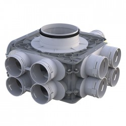 Rozdzielacz pionowy 12-króćcowy fi 75 mm / 160mm
