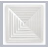 Anemostat sufitowy kwadratowy 245x245 (ASN - 1) HB40